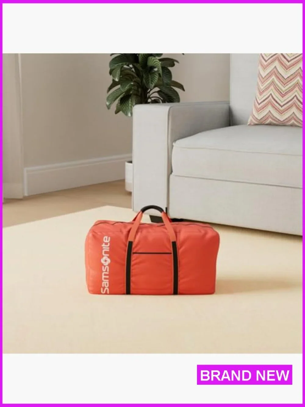 32.5-Inch Oversized Duffel Bag Nylon Lightweight Collapsible Travel Sports Gym